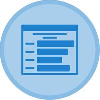 Statistics Multicolor Circle Icon vector