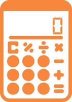 Calculator Solid Multi Gradient Icon vector