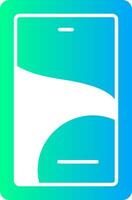 Smartphone Solid Multi Gradient Icon vector