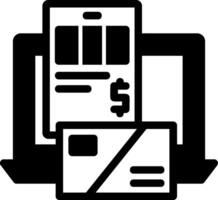 Money exchange Glyph Icon vector