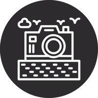 Travel blog Inverted Icon vector