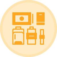 Adventure gear Multicolor Circle Icon vector
