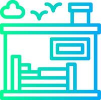 Airbnb Linear Gradient Icon vector