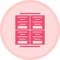 Parking validation stamp Multicolor Circle Icon vector