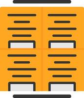 Parking validation stamp Flat Icon vector