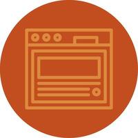 Blog post Line Multi color Icon vector