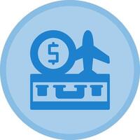 Travel budget Multicolor Circle Icon vector