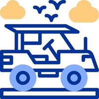 Adventure vehicle Color Filled Icon vector