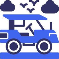 Adventure vehicle Solid Two Color Icon vector