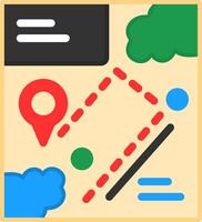 Navigation Flat Icon vector