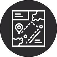 Navigation Inverted Icon vector