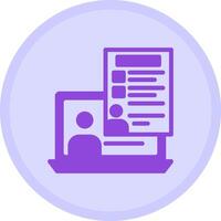 Collaboration Multicolor Circle Icon vector