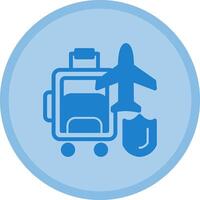 Travel security Multicolor Circle Icon vector