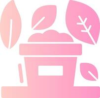 Compost Solid Multi Gradient Icon vector