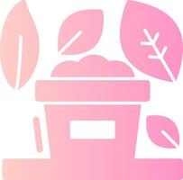 Compost Solid Multi Gradient Icon vector