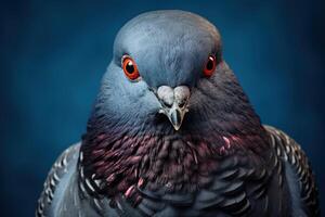 AI generated Pigeon bird. Generate Ai photo