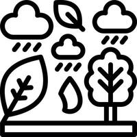 Raindrop Line Icon vector