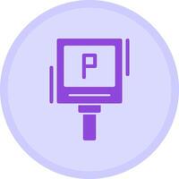 P parking symbol Multicolor Circle Icon vector