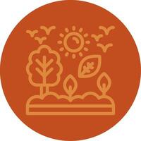 Conservation Line Multi color Icon vector