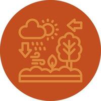 Ecosystem Line Multi color Icon vector