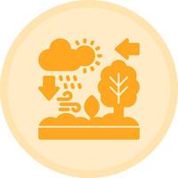 Ecosystem Multicolor Circle Icon vector