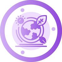 Ozone layer Glyph Gradient Icon vector