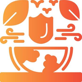 sostenible desarrollo sólido multi degradado icono vector