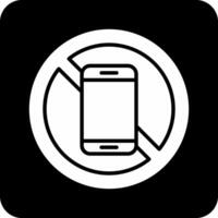 No Mobile Phone Vector Icon