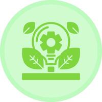 Green innovation Multicolor Circle Icon vector