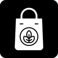 icono de vector de bolsa ecológica