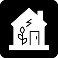 Green House Vector Icon