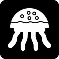 icono de vector de medusas