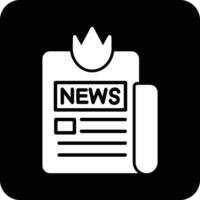 Breaking News Vector Icon