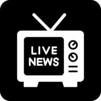 Live News Vector Icon