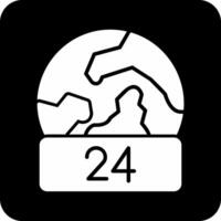 24 Hours Vector Icon