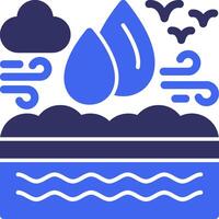 Water purification Solid Two Color Icon vector