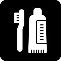 Tooth Cleaning Vector Icon