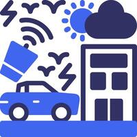 Noise pollution Solid Two Color Icon vector