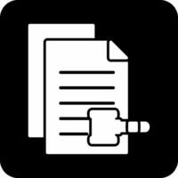 icono de vector de documento