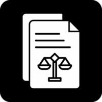 Legal Document Vector Icon