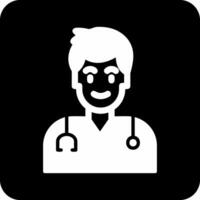 icono de vector de doctor