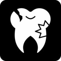 Caries Tooth Vector Icon