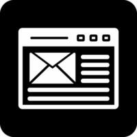 icono de vector de correo electrónico