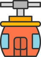 Cableway Vector Icon