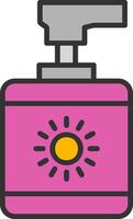 Sunblock Vector Icon