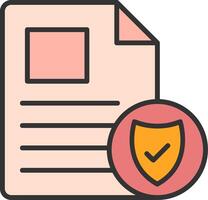 Approved Document Vector Icon