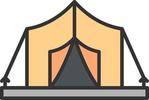 Tent Vector Icon