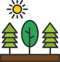 Trees Vector Icon