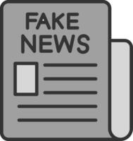 Fake News Vector Icon