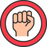 No Racism Vector Icon
